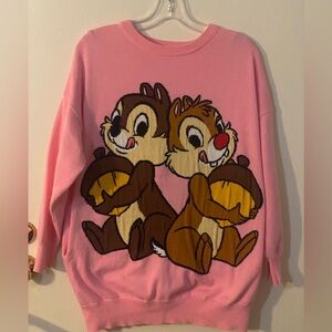Chocolate X Disney Xs Chip and Dale Oversized Sweater